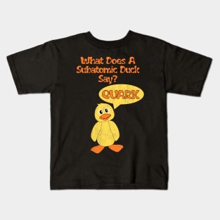 Subatomic duck Kids T-Shirt